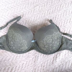 Victoria's Secret Olive Lace Bra EUC 36DD